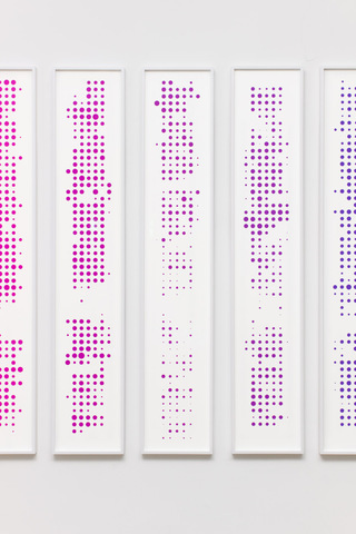 Activity Tableau (2002–2006), 2016, detail, screen print on archival paper, each 24 x 130 cm, 2016