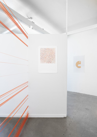 Installation view 'Continental Colors', Noysky Projects, Los Angeles, 2022; Front: Willem Besselink